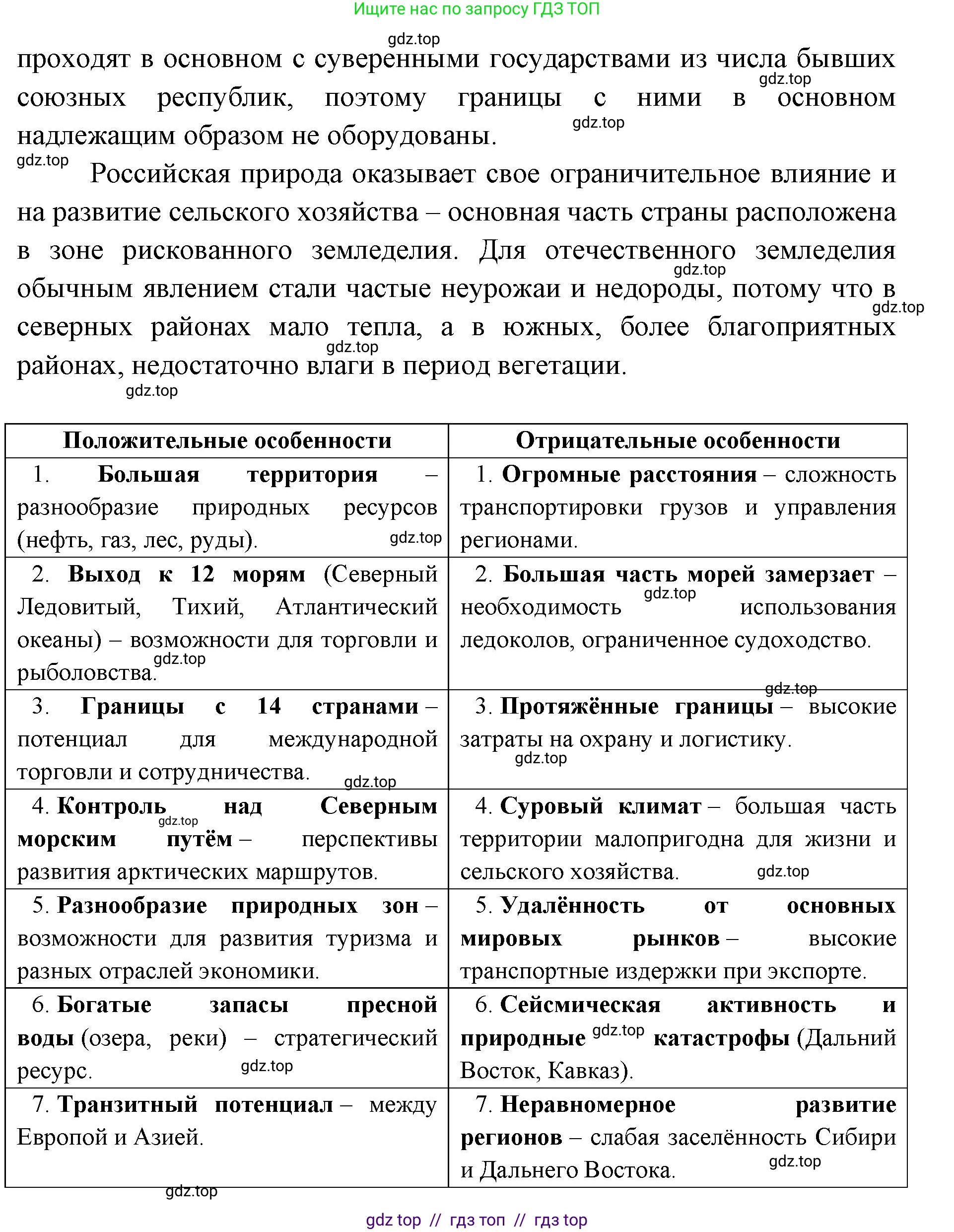 География, 8 класс Учебник, авторы: Алексеев Александр Иванович, Николина Вера Викторовна, Липкина Елена Карловна, Болысов Сергей Иванович, Кузнецова Галина Юрьевна, издательство Просвещение, Москва, 2023, жёлтого цвета, страница 12, номер 2, Решение2 (продолжение 2)