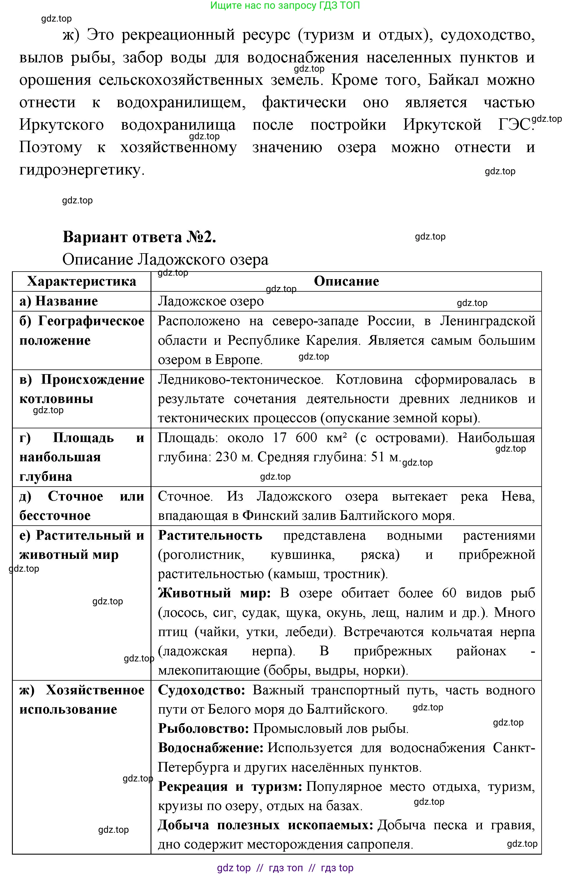 География, 8 класс Учебник, авторы: Алексеев Александр Иванович, Николина Вера Викторовна, Липкина Елена Карловна, Болысов Сергей Иванович, Кузнецова Галина Юрьевна, издательство Просвещение, Москва, 2023, жёлтого цвета, страница 135, номер 8, Решение2 (продолжение 2)