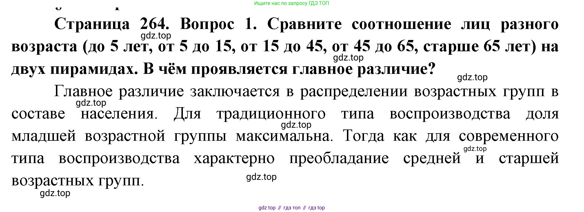 ГДЗ География, 8 класс Учебник, авторы: Алексеев Александр Иванович, Низовцев Вячеслав Алексеевич, Ким Эльвира Васильевна, Кузнецова Галина Юрьевна, Лисенкова Галина Яковлевна, Сиротин Владимир Иванович, издательство Просвещение, Москва, 2023, белого цвета, страница 264, Решение