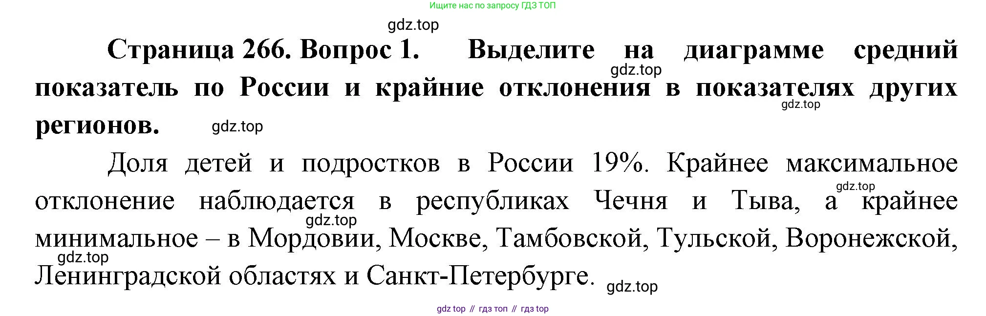 ГДЗ География, 8 класс Учебник, авторы: Алексеев Александр Иванович, Низовцев Вячеслав Алексеевич, Ким Эльвира Васильевна, Кузнецова Галина Юрьевна, Лисенкова Галина Яковлевна, Сиротин Владимир Иванович, издательство Просвещение, Москва, 2023, белого цвета, страница 266, Решение