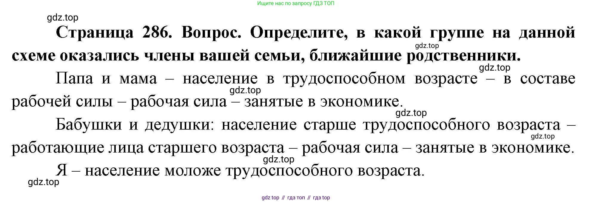 ГДЗ География, 8 класс Учебник, авторы: Алексеев Александр Иванович, Низовцев Вячеслав Алексеевич, Ким Эльвира Васильевна, Кузнецова Галина Юрьевна, Лисенкова Галина Яковлевна, Сиротин Владимир Иванович, издательство Просвещение, Москва, 2023, белого цвета, страница 286, Решение