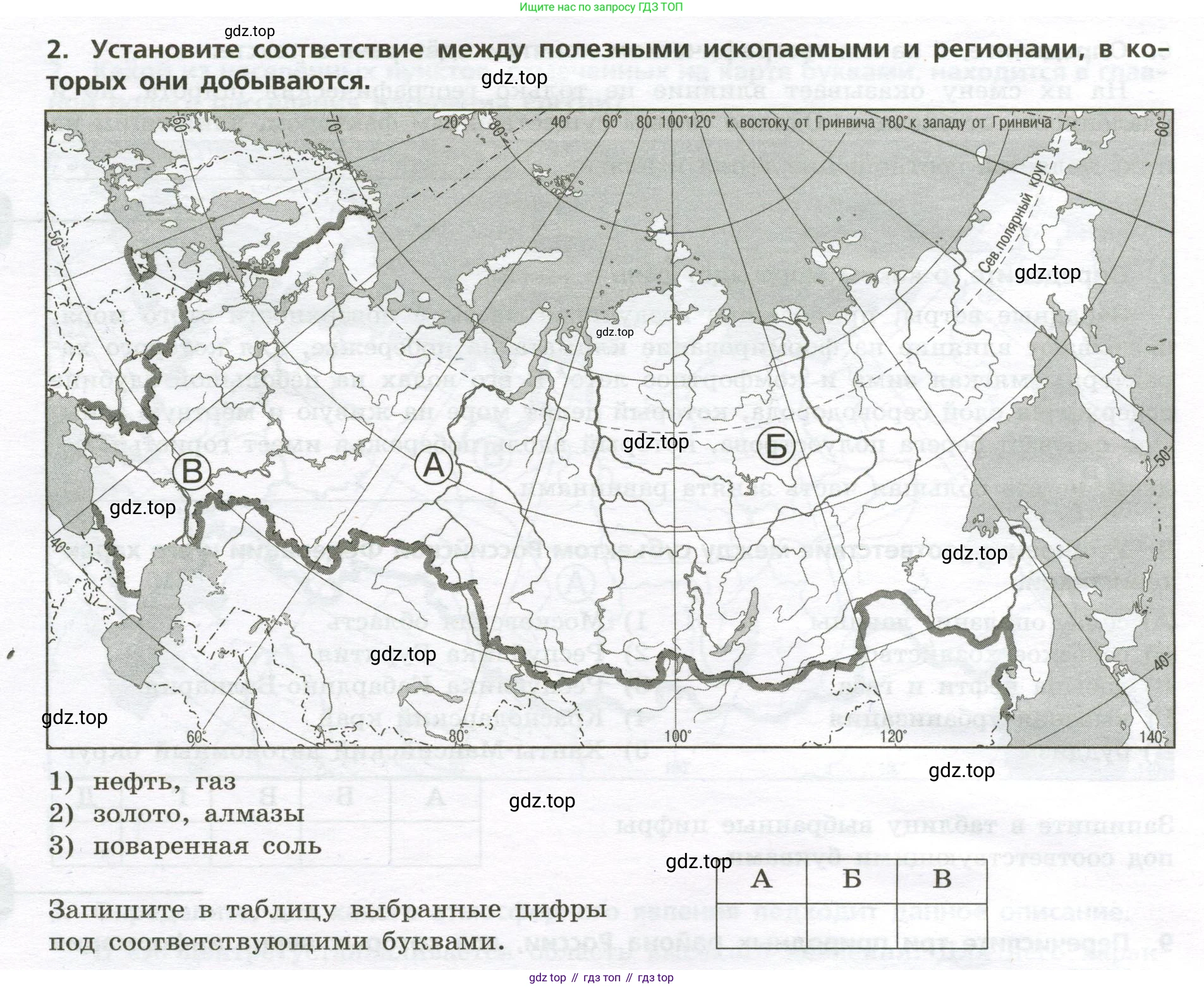 ГДЗ География, 8 класс Проверочные работы, авторы: Бондарева Мария Владимировна, Шидловский Игорь Михайлович, издательство Просвещение, Москва, 2023, жёлтого цвета, страница 28, номер 2, Условие