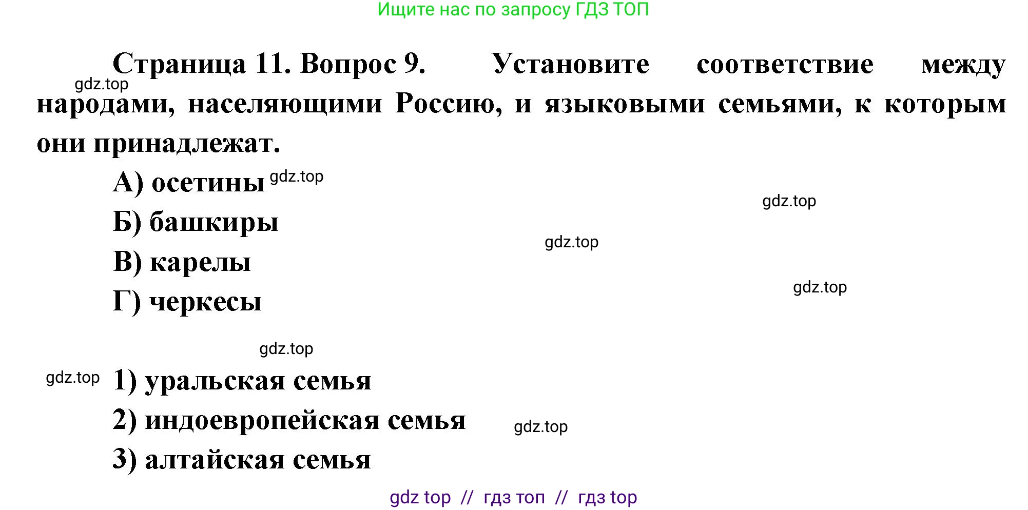 География, 8 класс Проверочные работы, авторы: Бондарева Мария Владимировна, Шидловский Игорь Михайлович, издательство Просвещение, Москва, 2023, жёлтого цвета, страница 11, номер 9, Решение 2