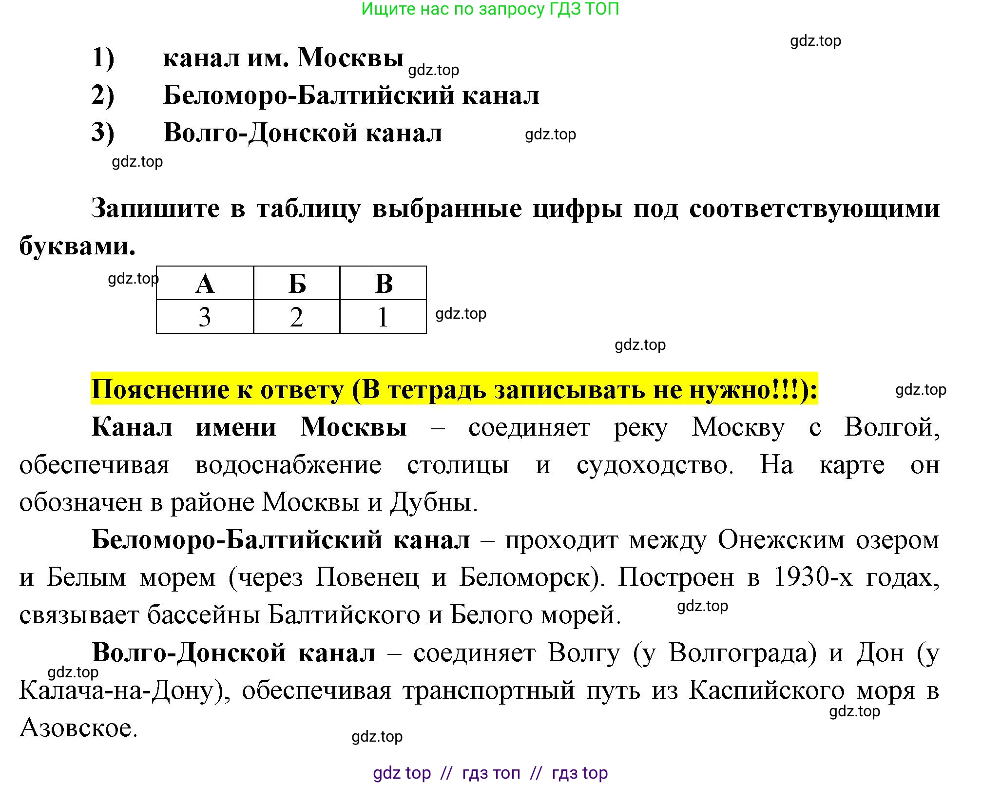 География, 8 класс Проверочные работы, авторы: Бондарева Мария Владимировна, Шидловский Игорь Михайлович, издательство Просвещение, Москва, 2023, жёлтого цвета, страница 20, номер 4, Решение 2 (продолжение 2)