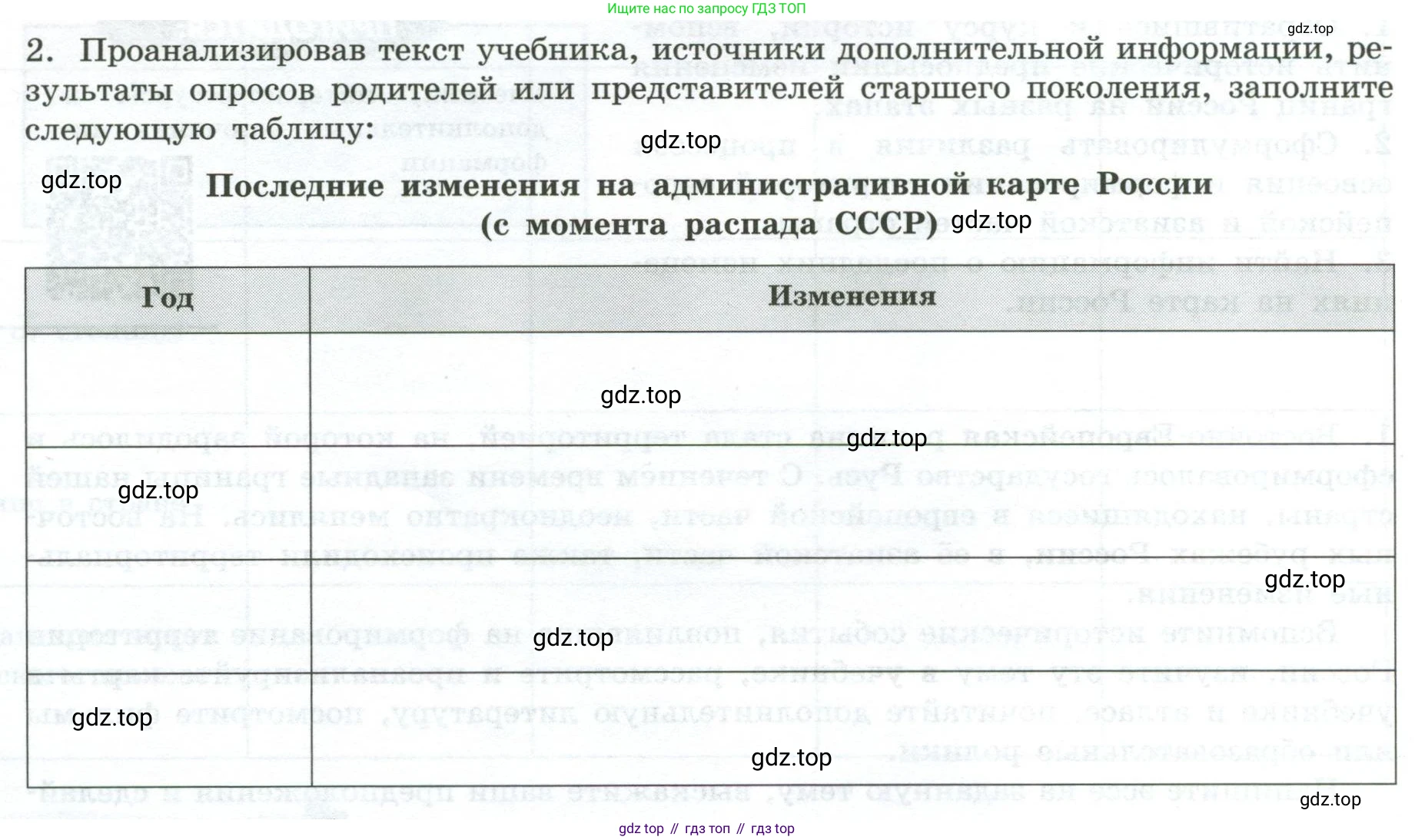ГДЗ География, 8 класс Практические работы, автор: Дубинина Софья Петровна, издательство Просвещение, Москва, 2023, жёлтого цвета, страница 8, номер 2, Условие