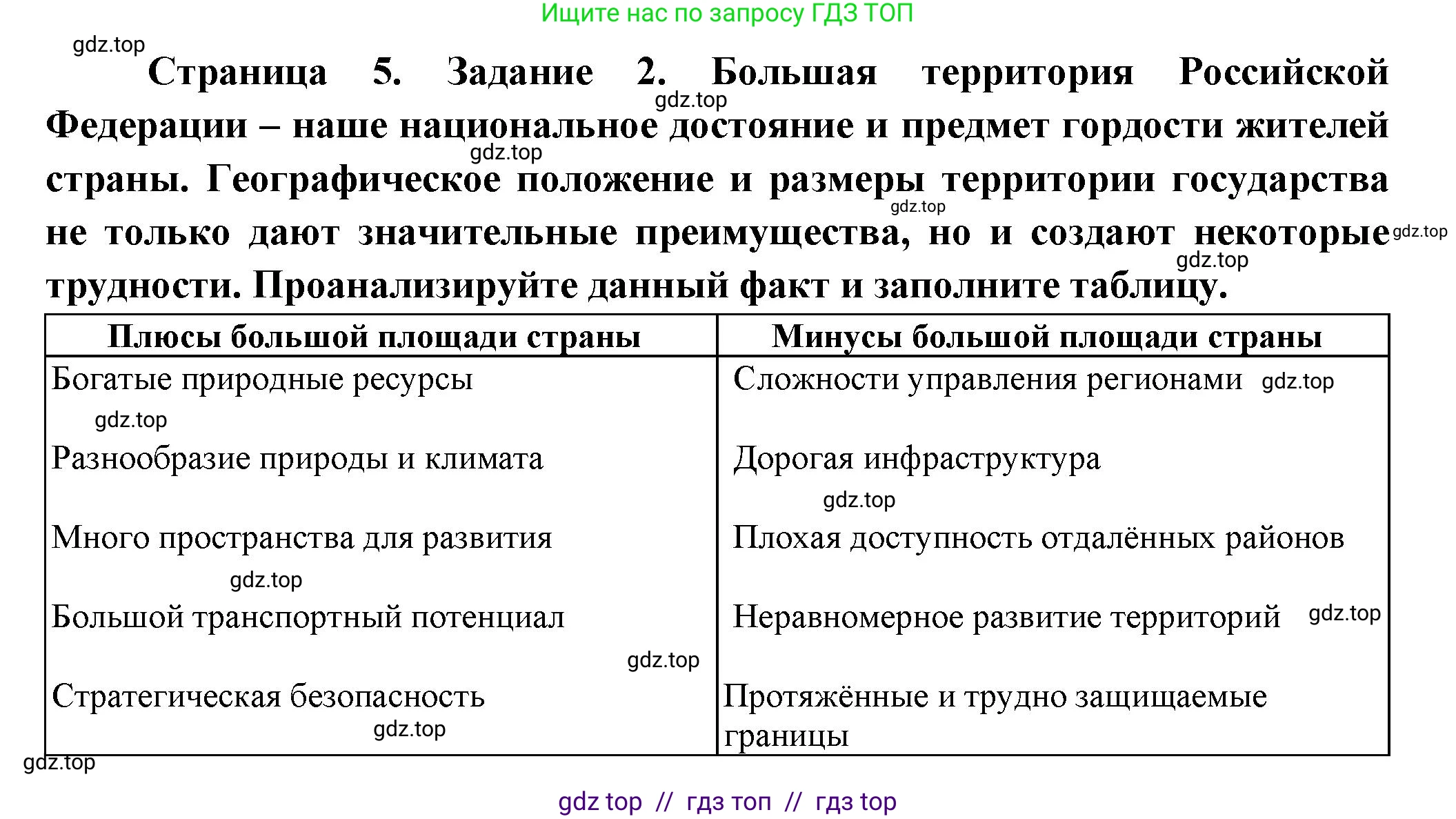 География, 8 класс Практические работы, автор: Дубинина Софья Петровна, издательство Просвещение, Москва, 2023, жёлтого цвета, страница 5, номер 2, Решение 2