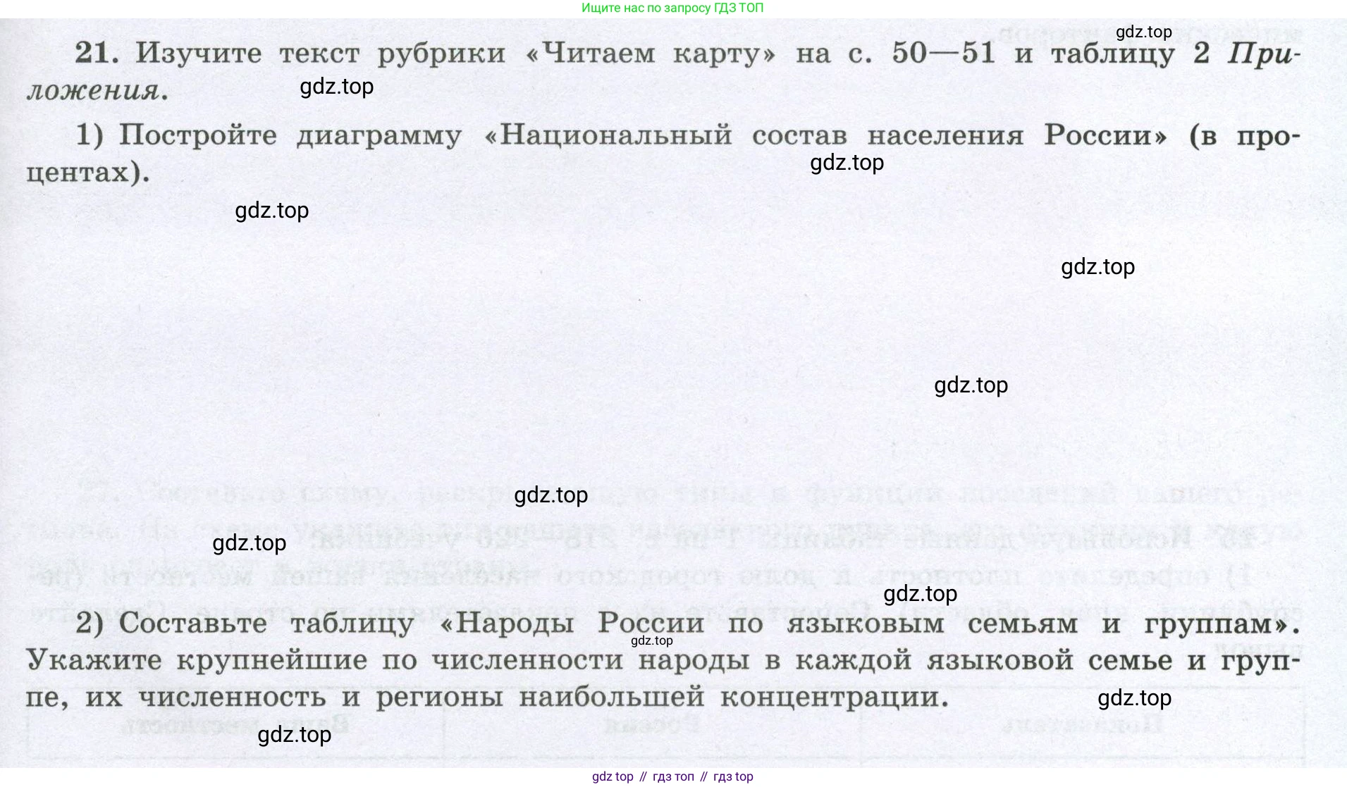 География, 8 класс Мой тренажёр, автор: Николина Вера Викторовна, издательство Просвещение, Москва, 2023, жёлтого цвета, страница 21, номер 21, Условие