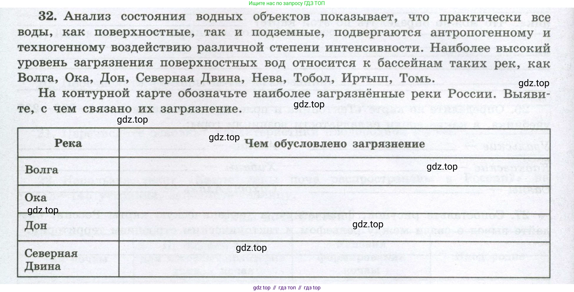 География, 8 класс Мой тренажёр, автор: Николина Вера Викторовна, издательство Просвещение, Москва, 2023, жёлтого цвета, страница 42, номер 32, Условие