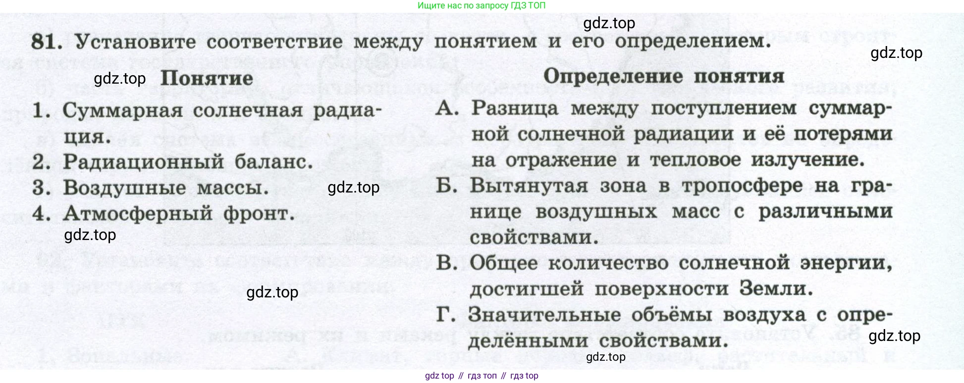 География, 8 класс Мой тренажёр, автор: Николина Вера Викторовна, издательство Просвещение, Москва, 2023, жёлтого цвета, страница 57, номер 81, Условие