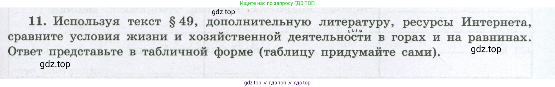 География, 8 класс Мой тренажёр, автор: Николина Вера Викторовна, издательство Просвещение, Москва, 2023, жёлтого цвета, страница 63, номер 11, Условие