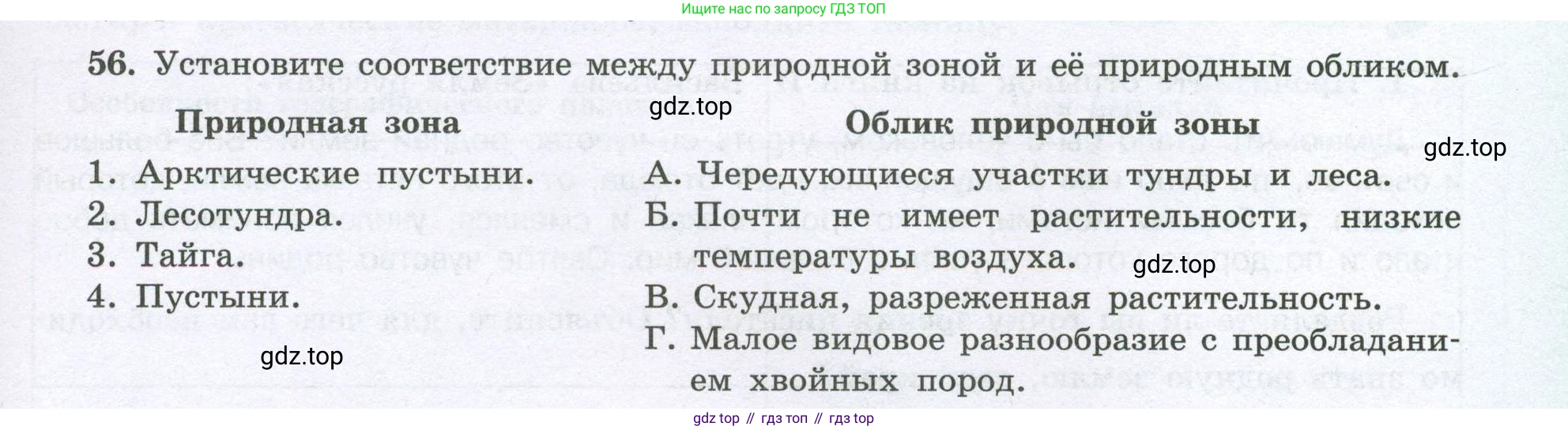 География, 8 класс Мой тренажёр, автор: Николина Вера Викторовна, издательство Просвещение, Москва, 2023, жёлтого цвета, страница 75, номер 56, Условие