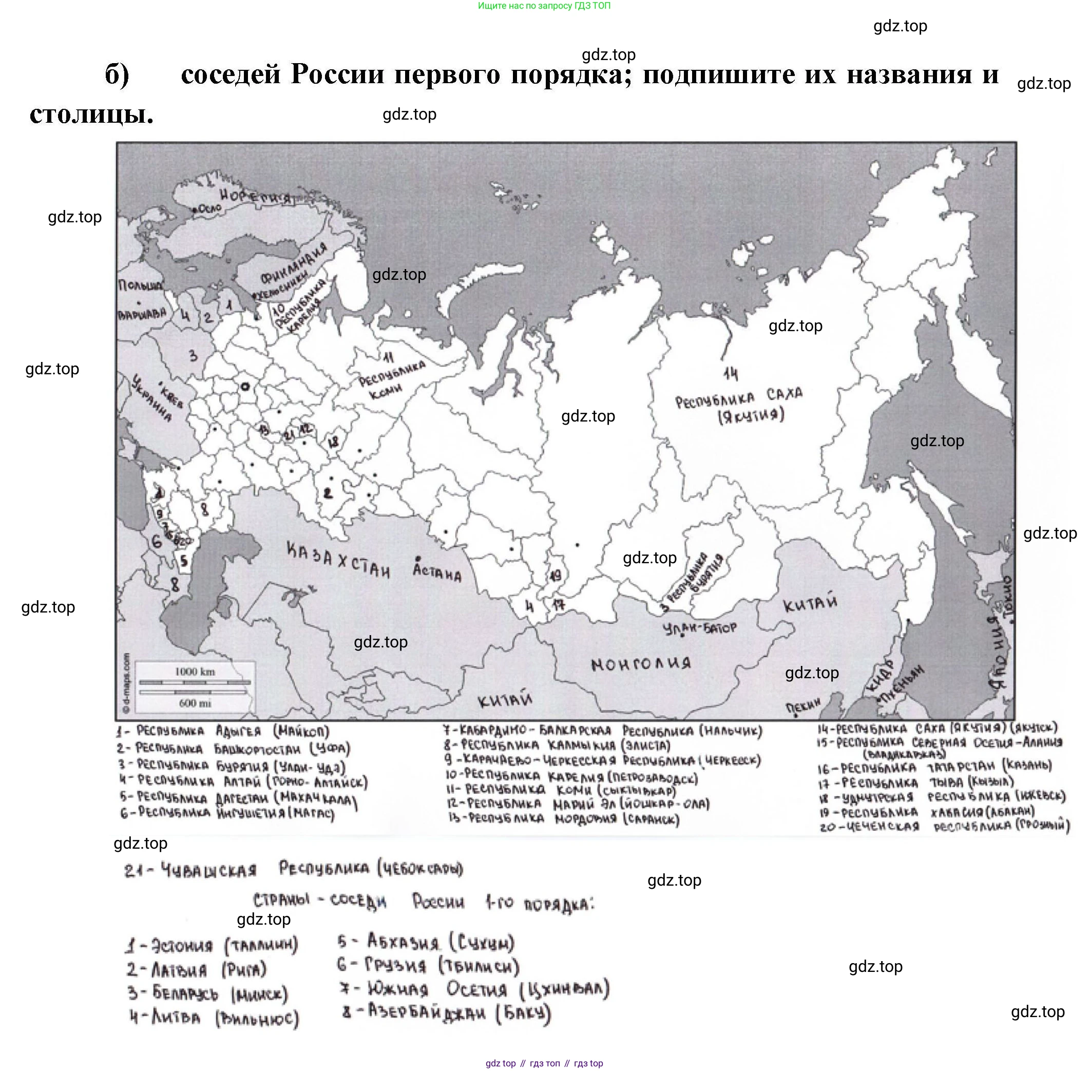 География, 8 класс Мой тренажёр, автор: Николина Вера Викторовна, издательство Просвещение, Москва, 2023, жёлтого цвета, страница 8, номер 13, Решение