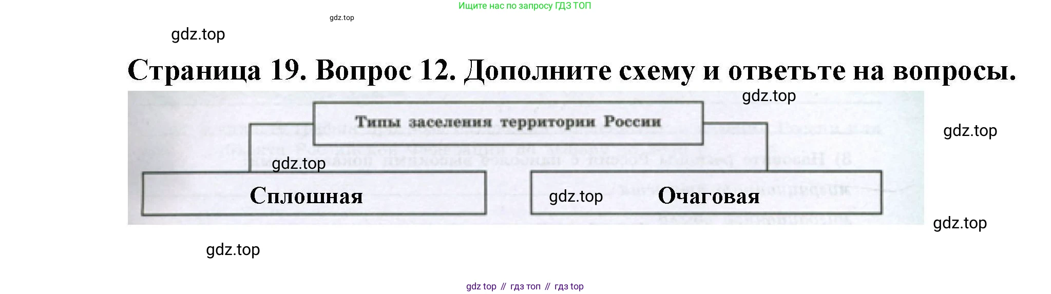 География, 8 класс Мой тренажёр, автор: Николина Вера Викторовна, издательство Просвещение, Москва, 2023, жёлтого цвета, страница 19, номер 12, Решение