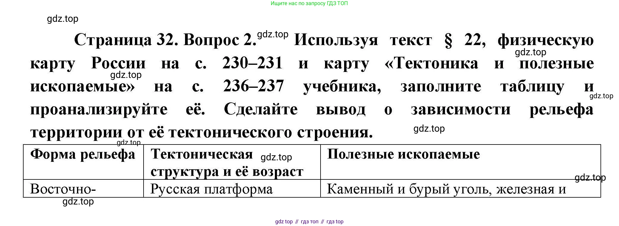 География, 8 класс Мой тренажёр, автор: Николина Вера Викторовна, издательство Просвещение, Москва, 2023, жёлтого цвета, страница 32, номер 2, Решение