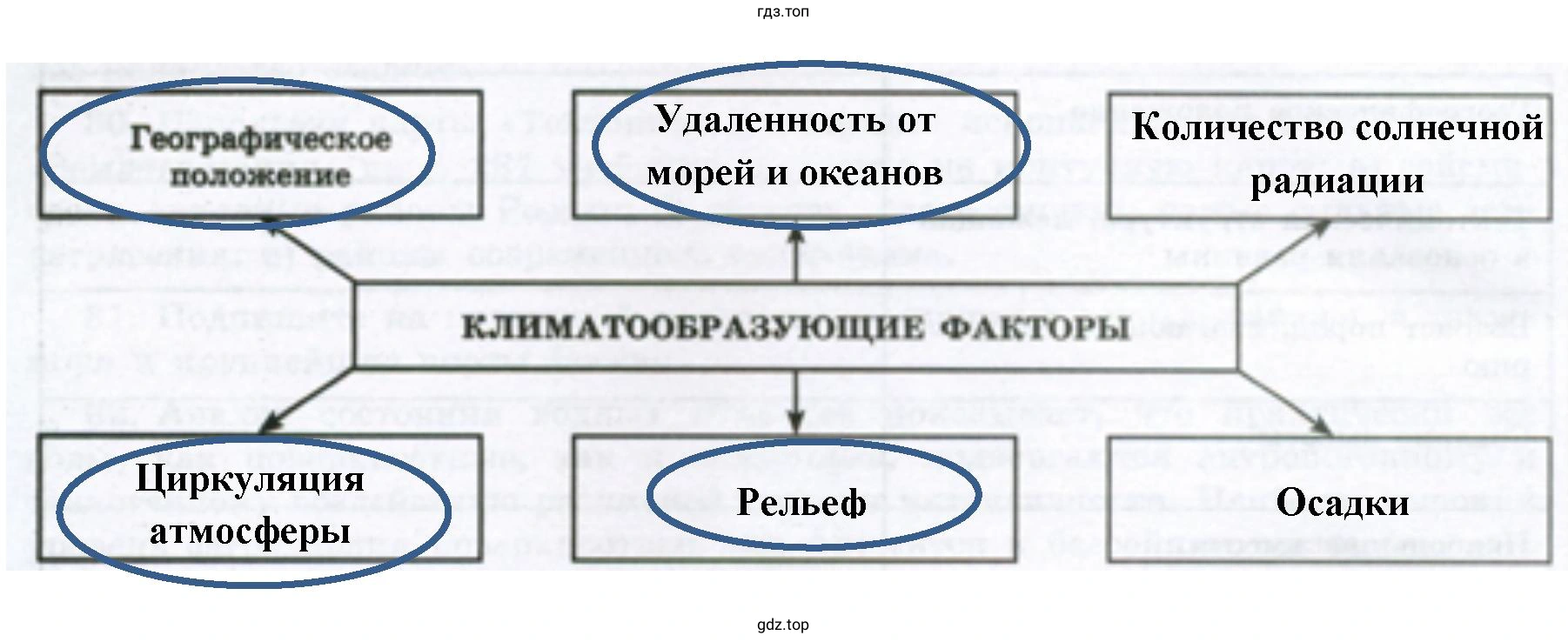 Главные климатообразующие факторы России