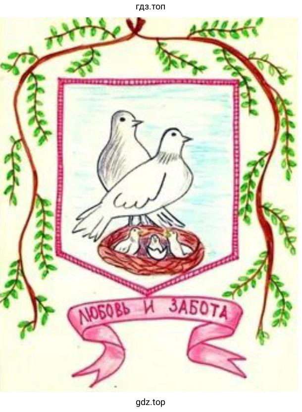 Рисунок. Герб нашей семьи