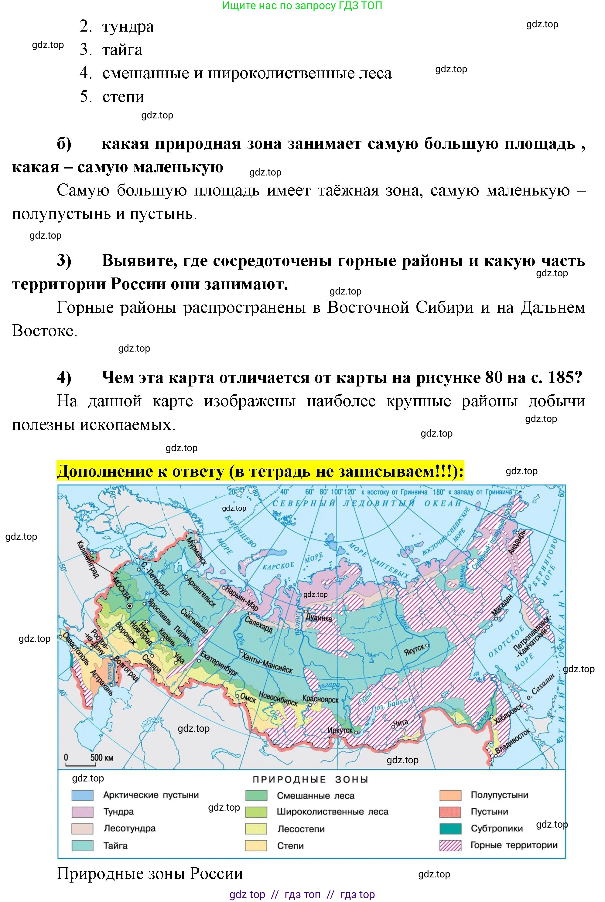 География, 8 класс Мой тренажёр, автор: Николина Вера Викторовна, издательство Просвещение, Москва, 2023, жёлтого цвета, страница 60, номер 2, Решение 2 (продолжение 2)