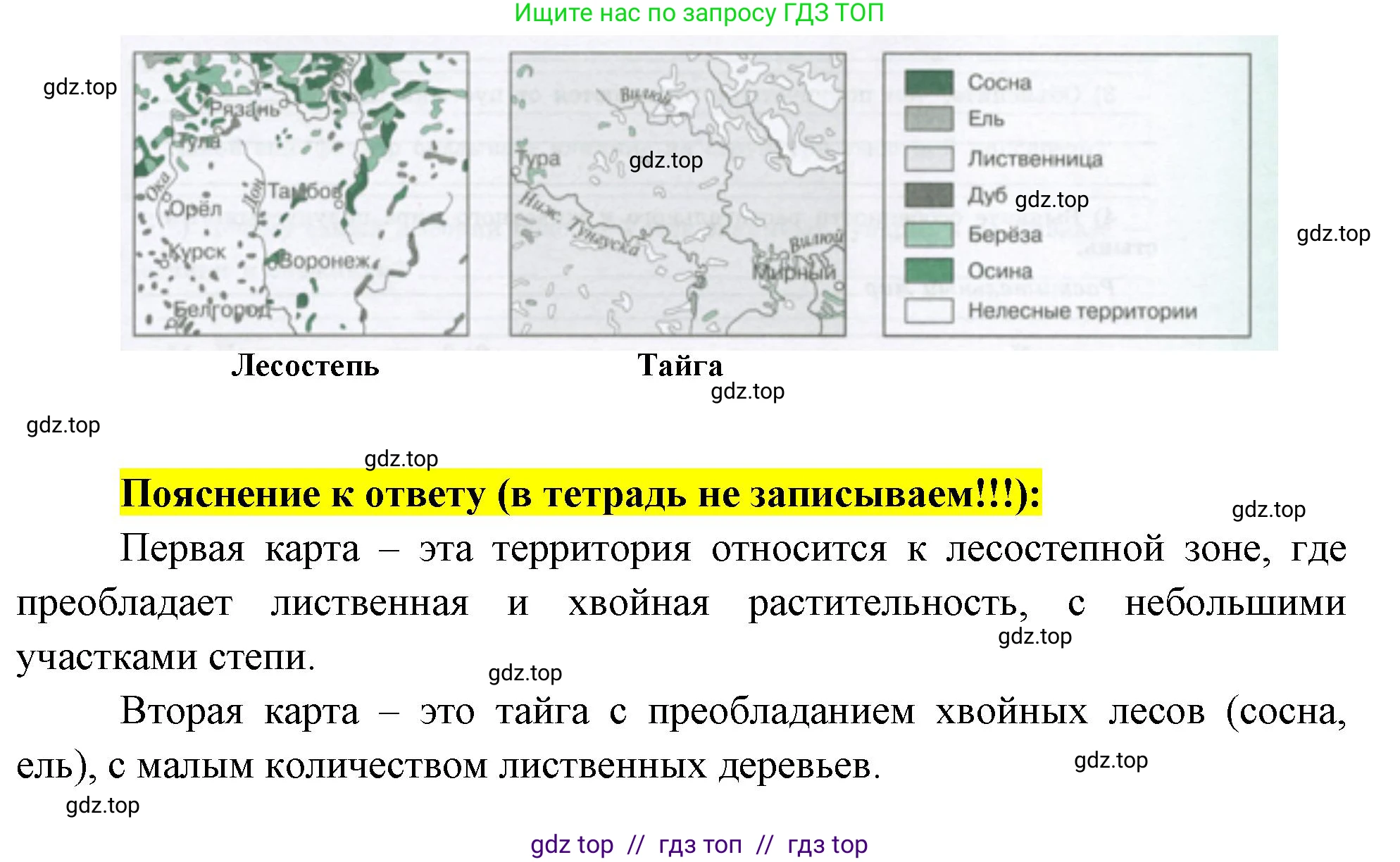 География, 8 класс Мой тренажёр, автор: Николина Вера Викторовна, издательство Просвещение, Москва, 2023, жёлтого цвета, страница 61, номер 5, Решение 2 (продолжение 2)