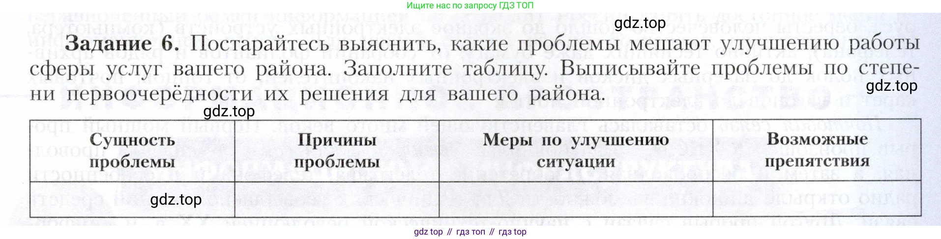 География, 9 класс Учебник, авторы: Алексеев Александр Иванович, Николина Вера Викторовна, Липкина Елена Карловна, Болысов Сергей Иванович, Кузнецова Галина Юрьевна, издательство Просвещение, Москва, 2023, жёлтого цвета, страница 75, номер 6, Условие
