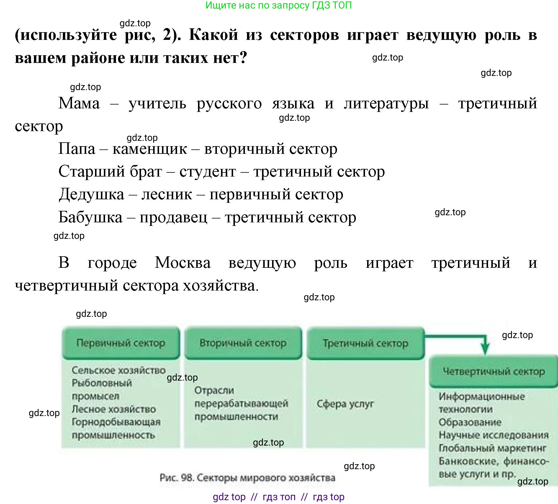 География, 9 класс Учебник, авторы: Алексеев Александр Иванович, Николина Вера Викторовна, Липкина Елена Карловна, Болысов Сергей Иванович, Кузнецова Галина Юрьевна, издательство Просвещение, Москва, 2023, жёлтого цвета, страница 7, номер 5, Решение 2 (продолжение 2)