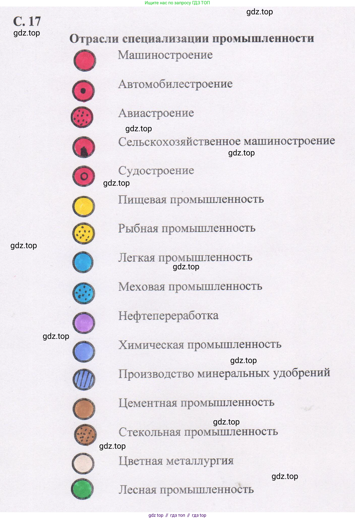 География, 9 класс Контурные карты, автор: Приваловский Алексей Никитич, издательство Просвещение, Москва, 2021, белого цвета, страница 17, Решение (продолжение 2)