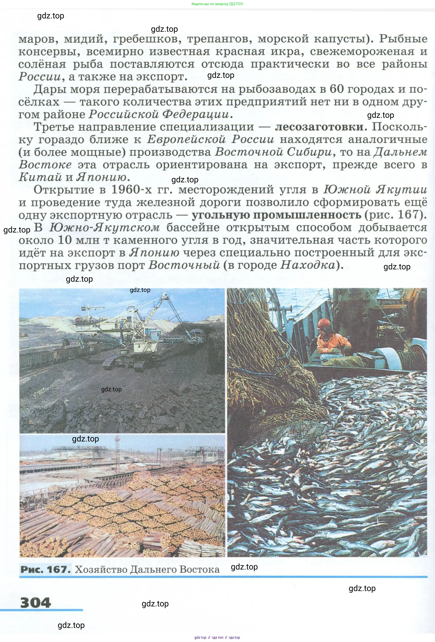 География, 9 класс Учебник, авторы: Алексеев Александр Иванович, Низовцев Вячеслав Алексеевич, Ким Эльвира Васильевна, Лисенкова Галина Яковлевна, Сиротин Владимир Иванович, издательство Просвещение, Москва, 2022, белого цвета, страница 304