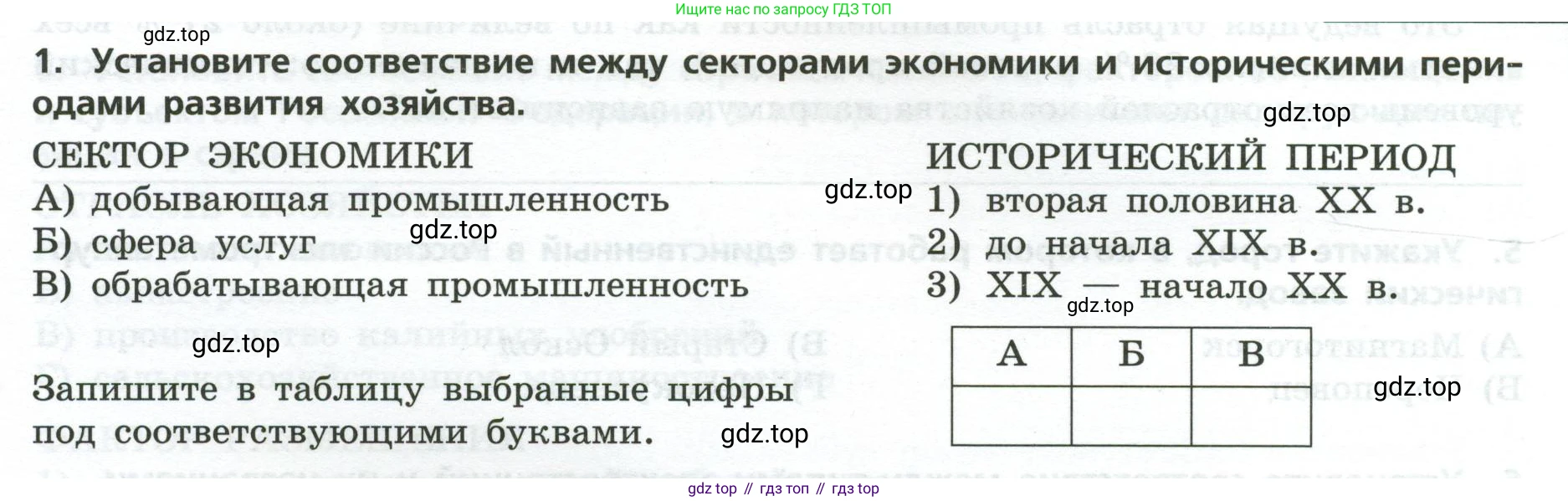География, 9 класс Проверочные работы, авторы: Бондарева Мария Владимировна, Шидловский Игорь Михайлович, издательство Просвещение, Москва, 2023, жёлтого цвета, страница 7, номер 1, Условие