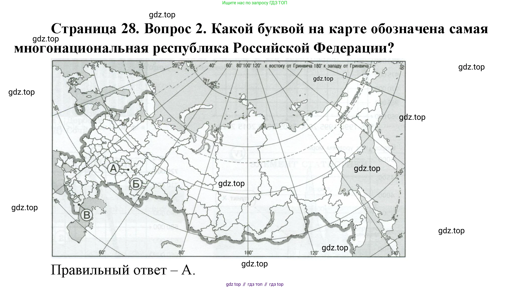 География, 9 класс Проверочные работы, авторы: Бондарева Мария Владимировна, Шидловский Игорь Михайлович, издательство Просвещение, Москва, 2023, жёлтого цвета, страница 28, номер 2, Решение
