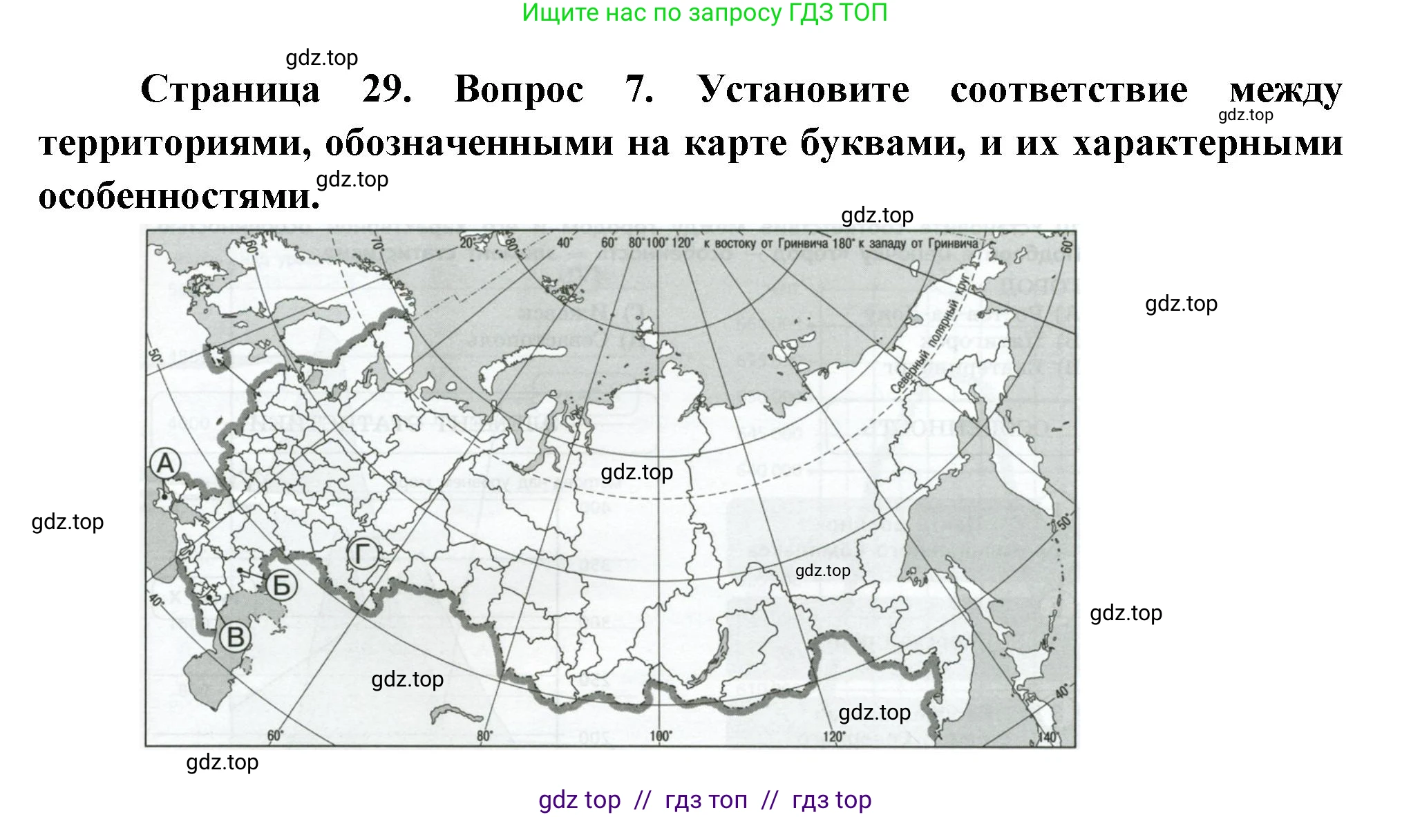 География, 9 класс Проверочные работы, авторы: Бондарева Мария Владимировна, Шидловский Игорь Михайлович, издательство Просвещение, Москва, 2023, жёлтого цвета, страница 29, номер 7, Решение 2