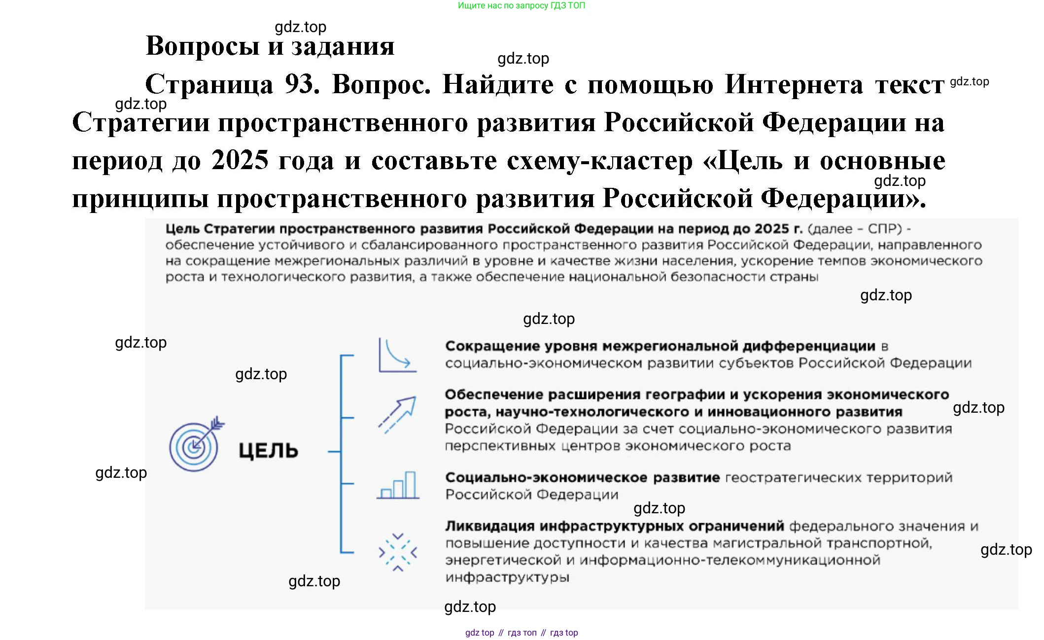 ГДЗ География, 9 класс Учебник, авторы: Дронов Виктор Павлович, Савельева Людмила Евгеньевна, издательство Просвещение, Москва, 2023, бирюзового цвета, страница 93, номер 1, Решение