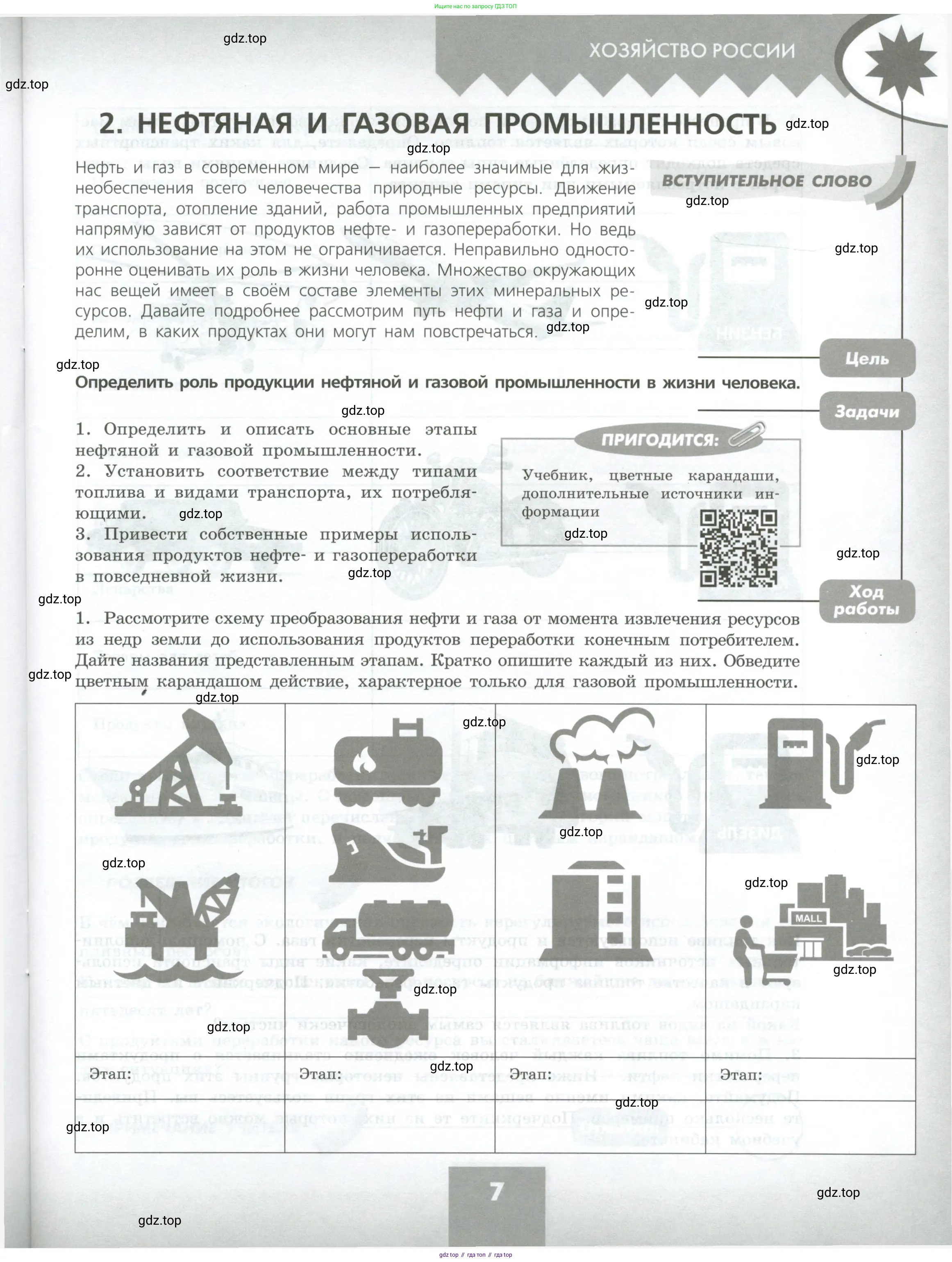 География, 9 класс Практические работы, автор: Дубинина Софья Петровна, издательство Просвещение, Москва, 2023, жёлтого цвета, страница 7