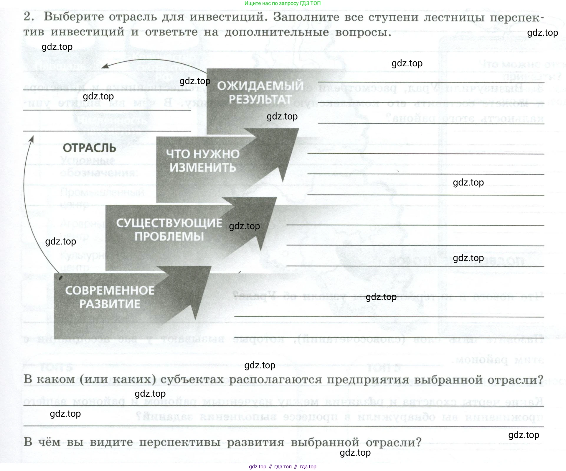 География, 9 класс Практические работы, автор: Дубинина Софья Петровна, издательство Просвещение, Москва, 2023, жёлтого цвета, страница 53, номер 2, Условие