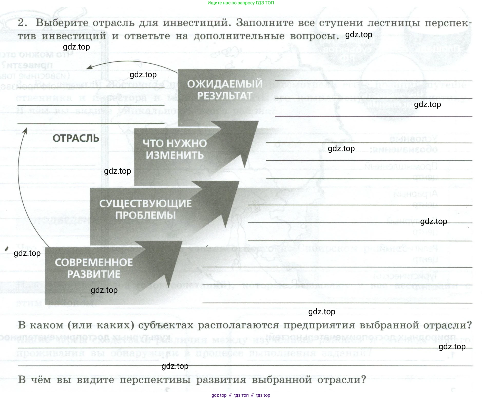 География, 9 класс Практические работы, автор: Дубинина Софья Петровна, издательство Просвещение, Москва, 2023, жёлтого цвета, страница 62, номер 2, Условие