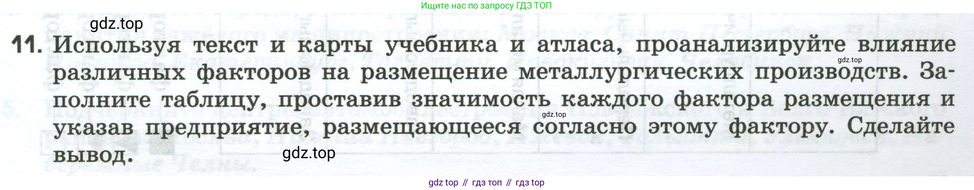 География, 9 класс рабочая тетрадь, авторы: Ким Эльвира Васильевна, Марченко Наталия Адольфовна, Низовцев Вячеслав Алексеевич, издательство Просвещение, Москва, 2023, белого цвета, страница 21, номер 11, Условие