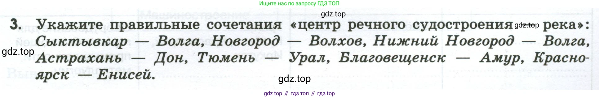 География, 9 класс рабочая тетрадь, авторы: Ким Эльвира Васильевна, Марченко Наталия Адольфовна, Низовцев Вячеслав Алексеевич, издательство Просвещение, Москва, 2023, белого цвета, страница 23, номер 3, Условие