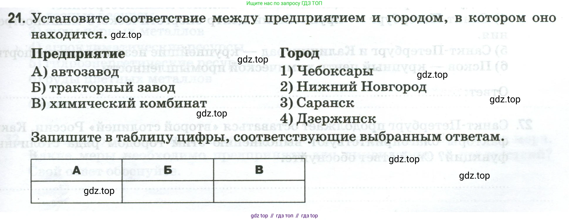 География, 9 класс рабочая тетрадь, авторы: Ким Эльвира Васильевна, Марченко Наталия Адольфовна, Низовцев Вячеслав Алексеевич, издательство Просвещение, Москва, 2023, белого цвета, страница 93, номер 21, Условие