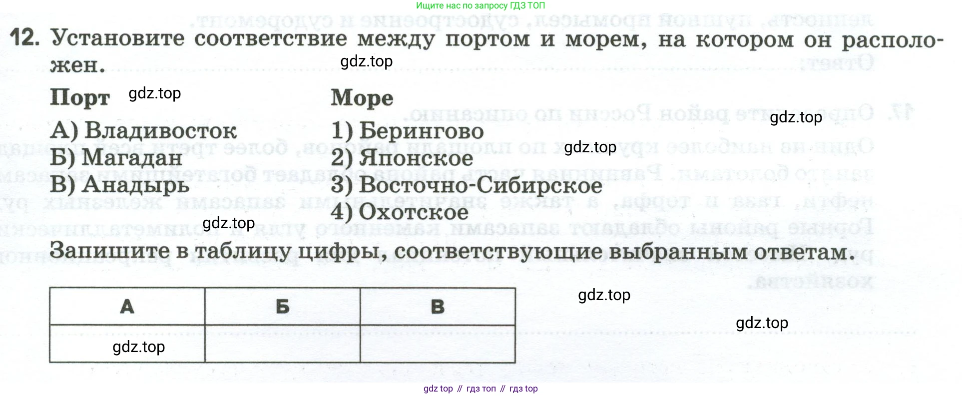 География, 9 класс рабочая тетрадь, авторы: Ким Эльвира Васильевна, Марченко Наталия Адольфовна, Низовцев Вячеслав Алексеевич, издательство Просвещение, Москва, 2023, белого цвета, страница 127, номер 12, Условие