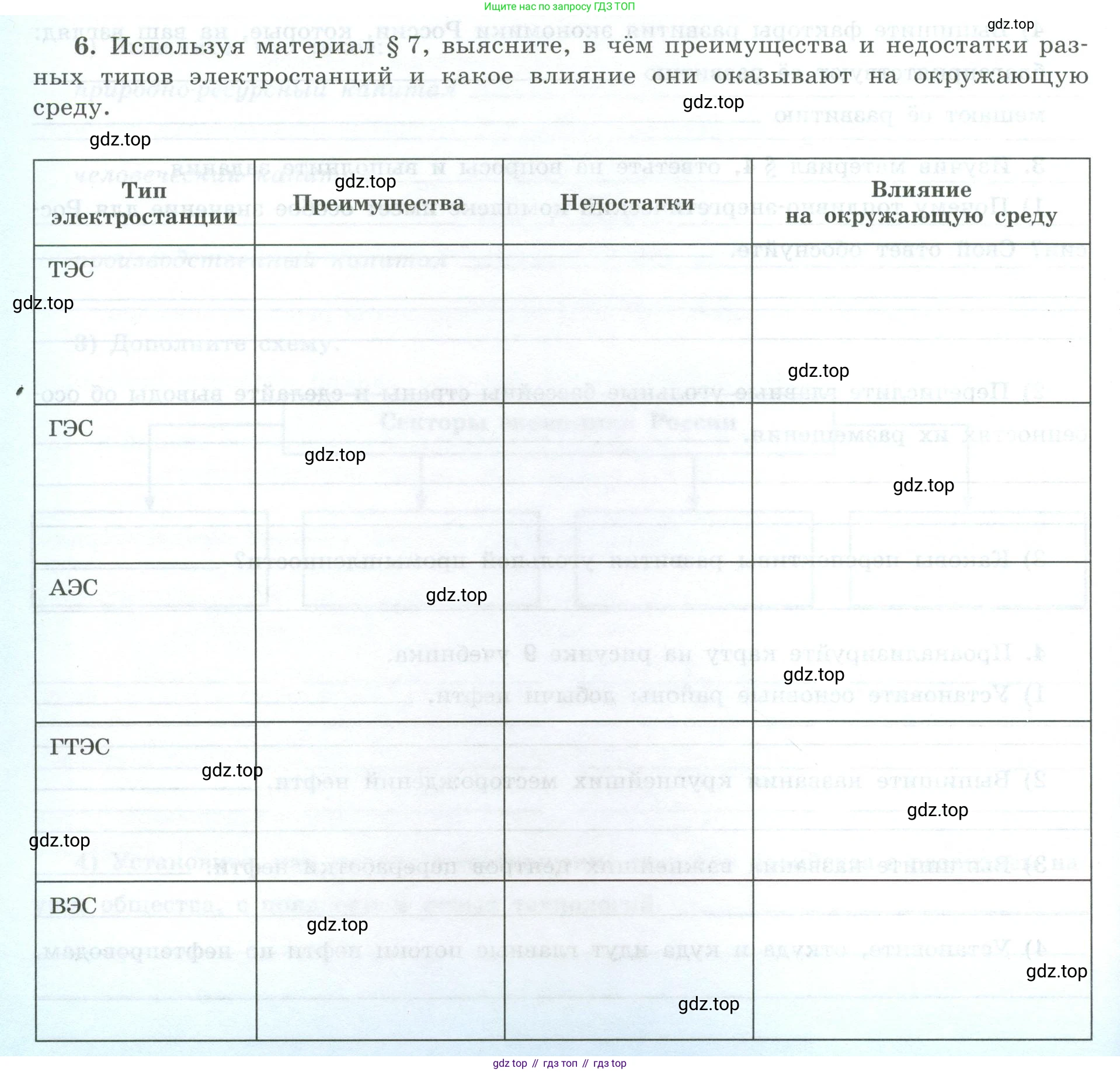 География, 9 класс Мой тренажёр, автор: Николина Вера Викторовна, издательство Просвещение, Москва, 2023, жёлтого цвета, страница 6, номер 6, Условие