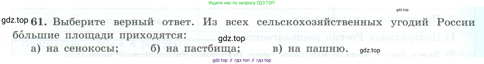 География, 9 класс Мой тренажёр, автор: Николина Вера Викторовна, издательство Просвещение, Москва, 2023, жёлтого цвета, страница 21, номер 61, Условие