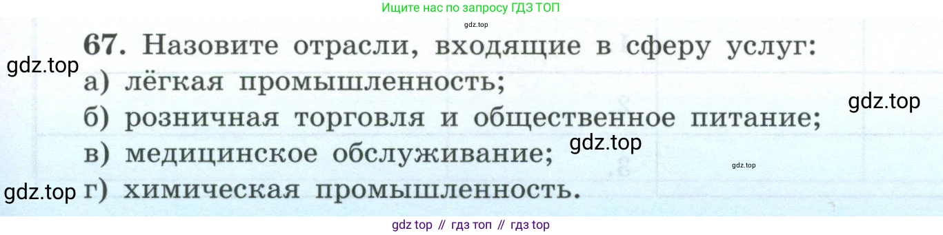 География, 9 класс Мой тренажёр, автор: Николина Вера Викторовна, издательство Просвещение, Москва, 2023, жёлтого цвета, страница 21, номер 67, Условие