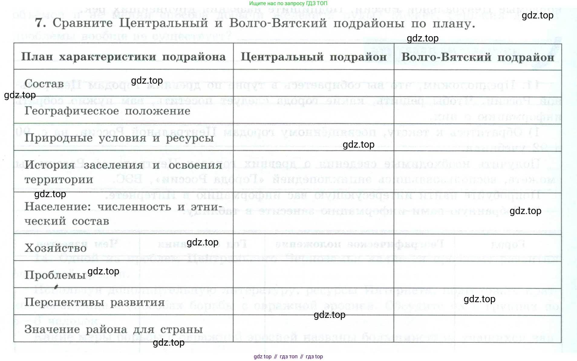География, 9 класс Мой тренажёр, автор: Николина Вера Викторовна, издательство Просвещение, Москва, 2023, жёлтого цвета, страница 23, номер 7, Условие