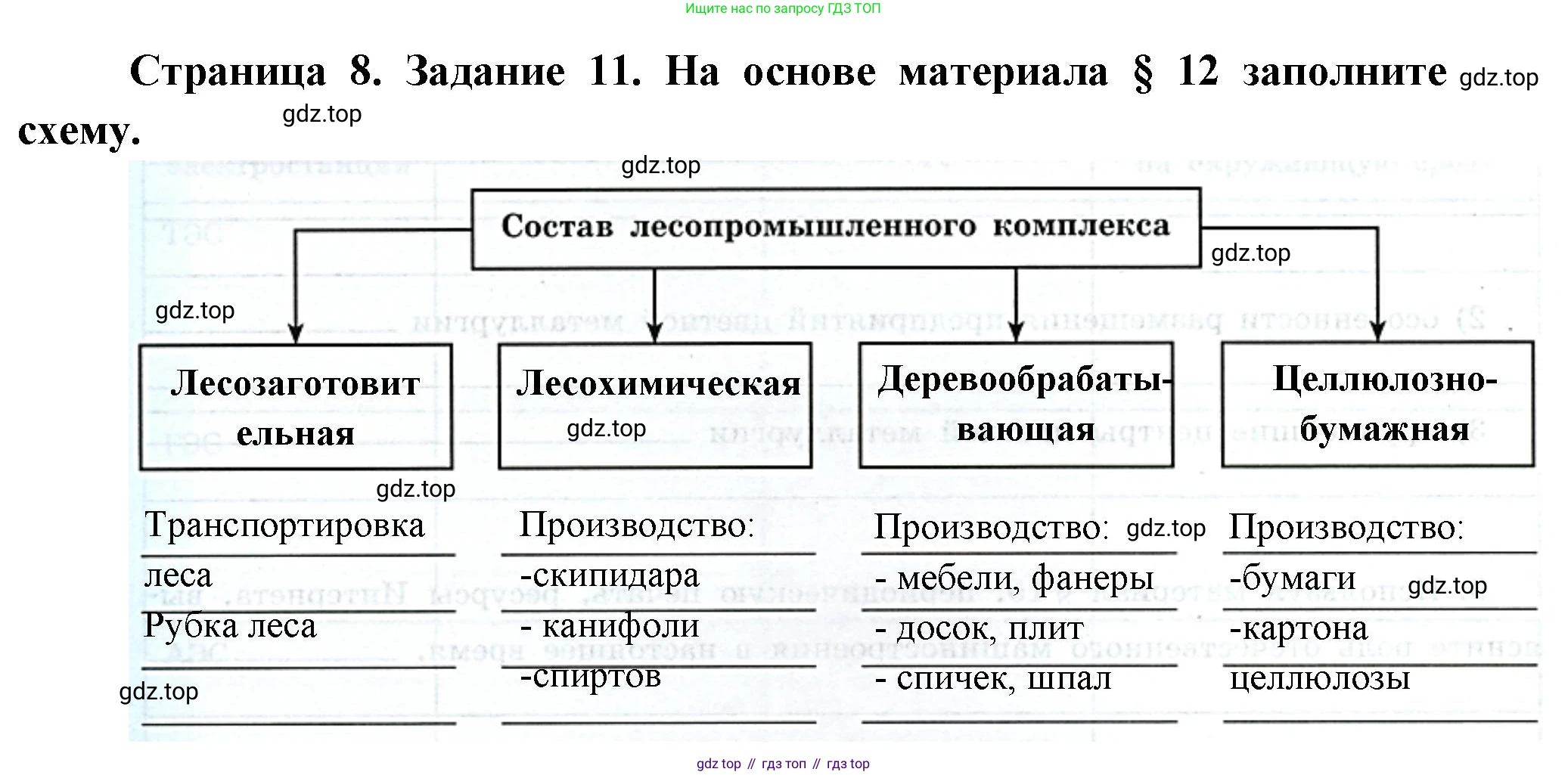 География, 9 класс Мой тренажёр, автор: Николина Вера Викторовна, издательство Просвещение, Москва, 2023, жёлтого цвета, страница 8, номер 11, Решение