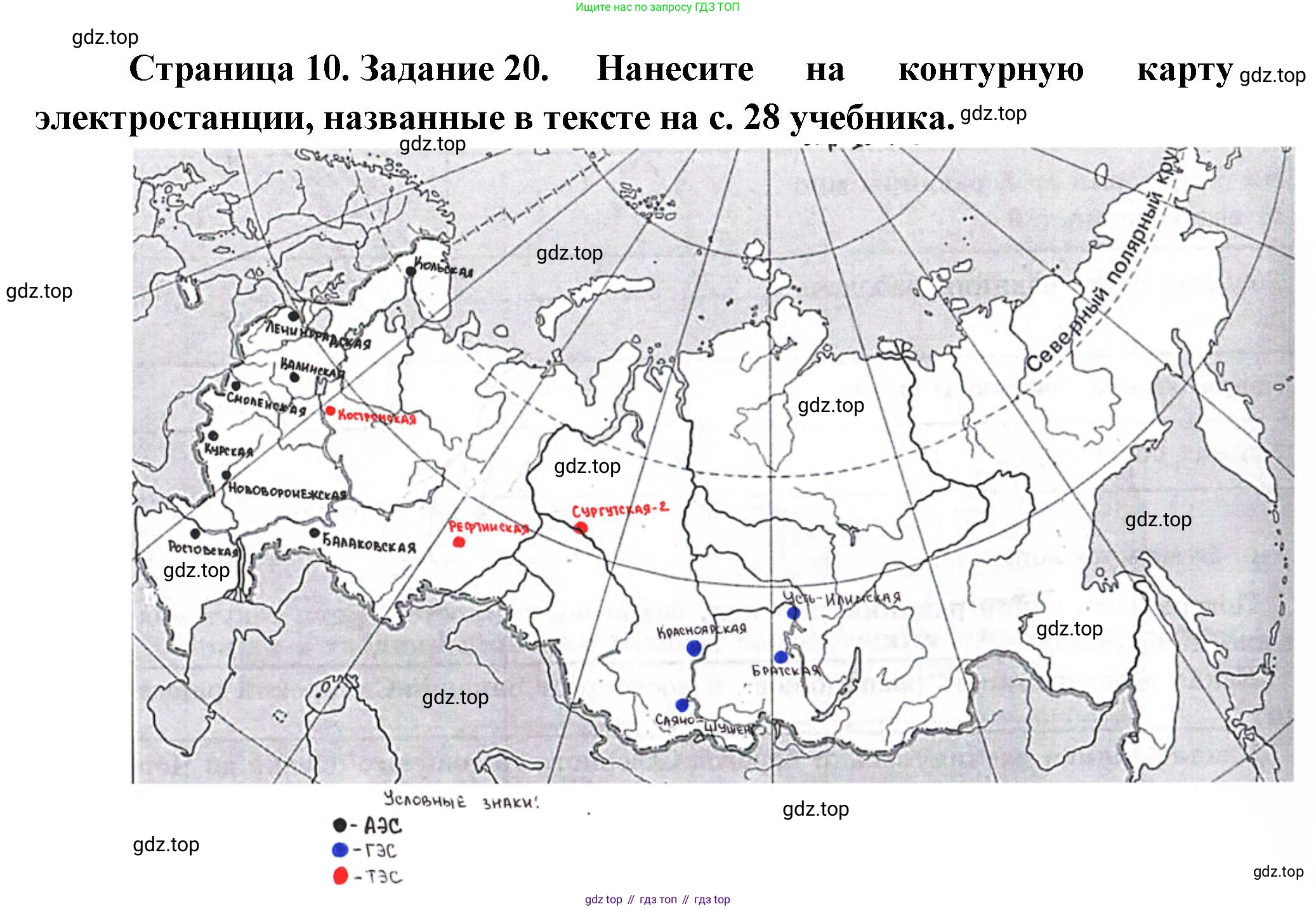 География, 9 класс Мой тренажёр, автор: Николина Вера Викторовна, издательство Просвещение, Москва, 2023, жёлтого цвета, страница 10, номер 20, Решение