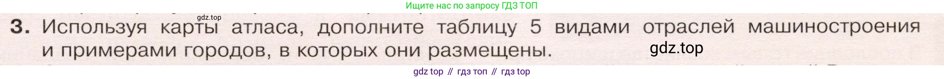ГДЗ География, 9 класс Учебник, авторы: Таможняя Елена Александровна, Толкунова Светлана Геннадьевна, издательство Просвещение, Москва, 2022, страница 35, номер 3, Условие