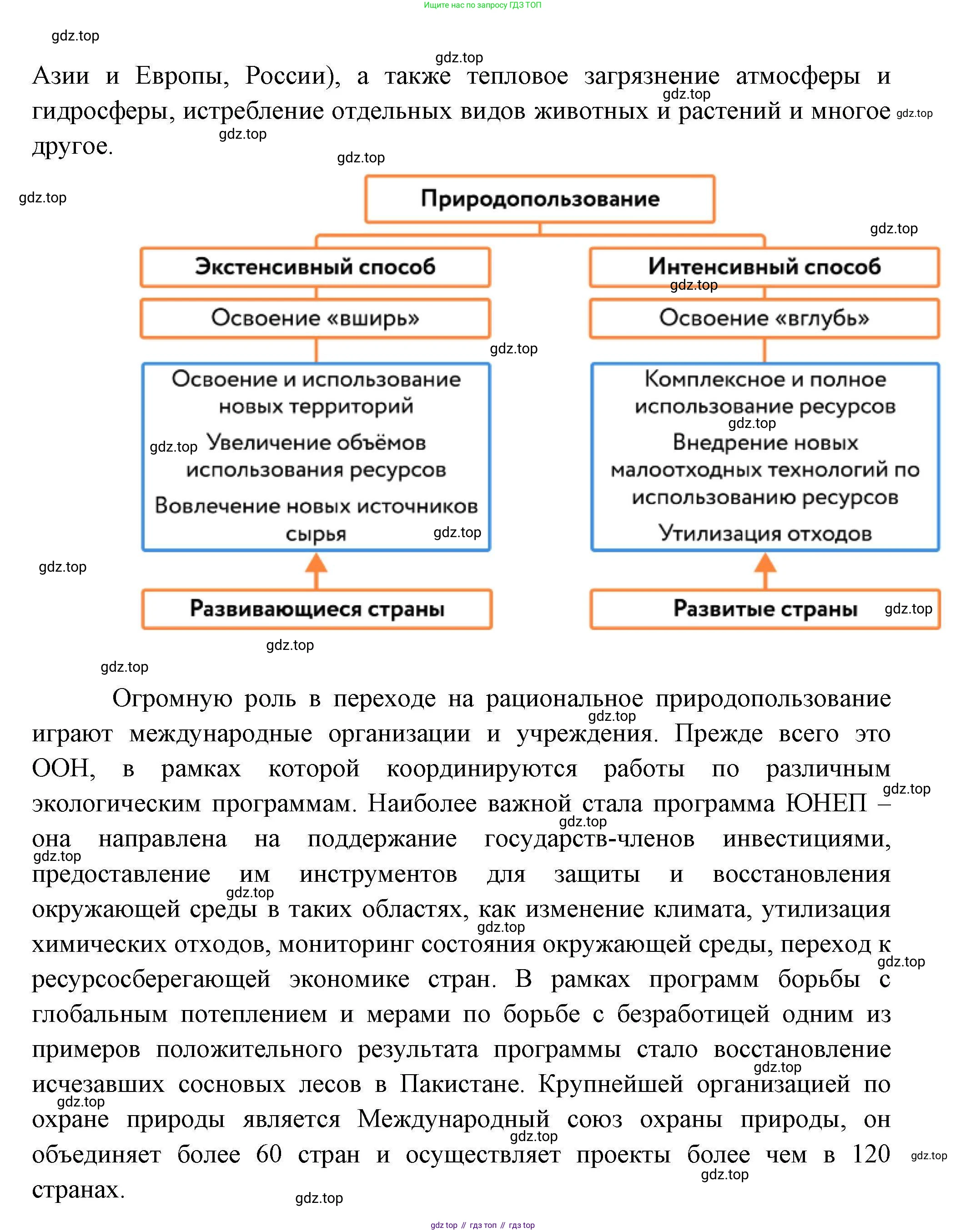 География, 10 класс Учебник, авторы: Гладкий Юрий Никифорович, Николина Вера Викторовна, издательство Просвещение, Москва, 2019, жёлтого цвета, страница 47, Решение (продолжение 2)