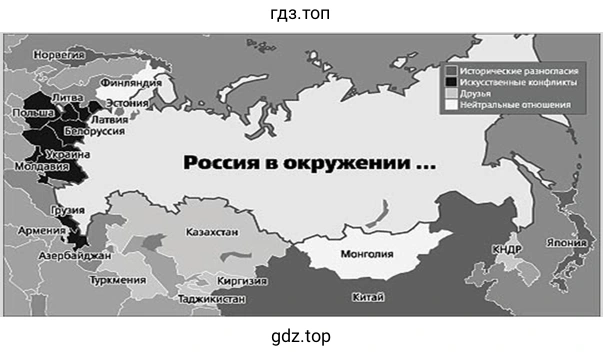 Положение России на карте мира сегодня