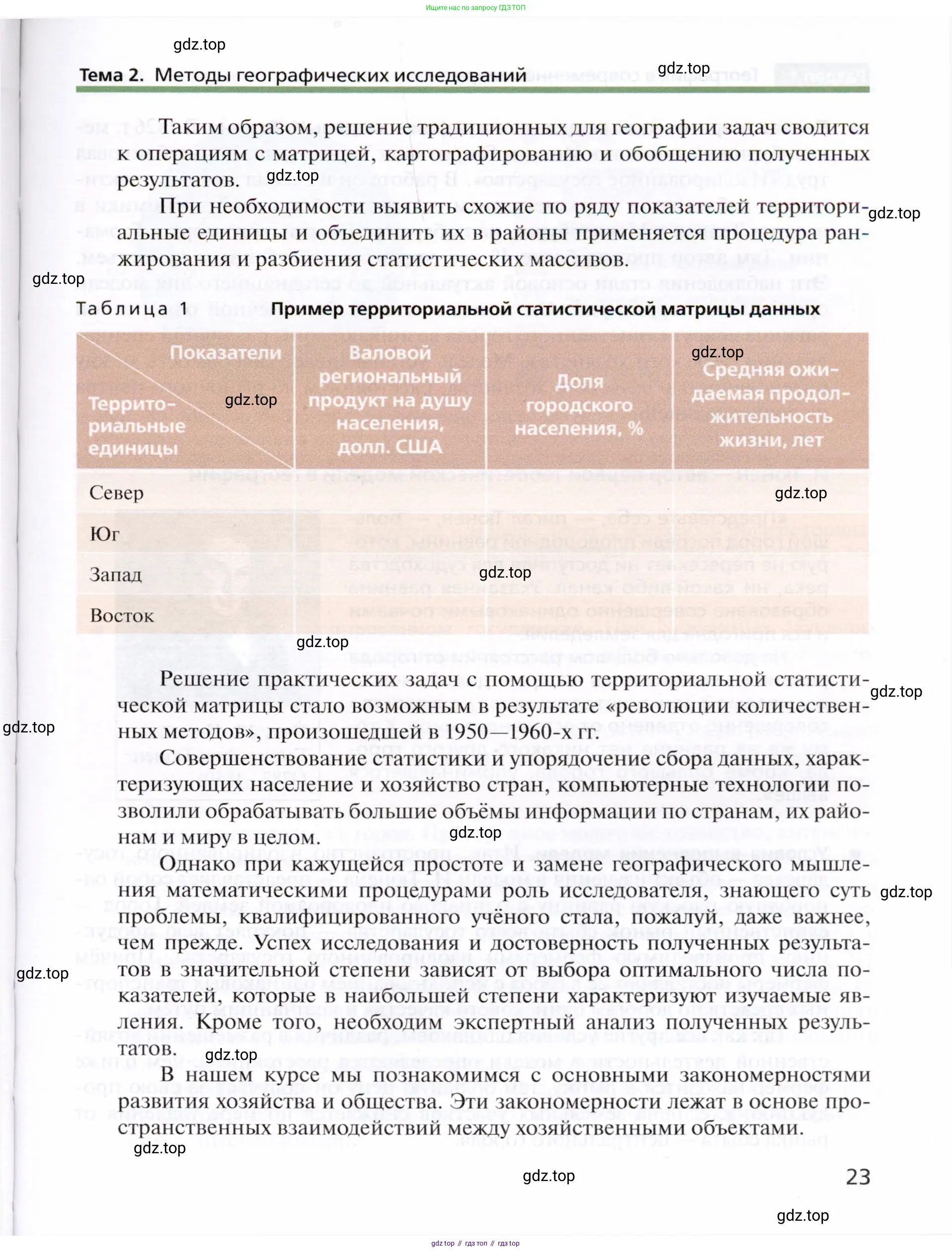 География, 10 класс Учебник, автор: Холина Вероника Николаевна, издательство Просвещение, Москва, 2019, белого цвета, страница 23