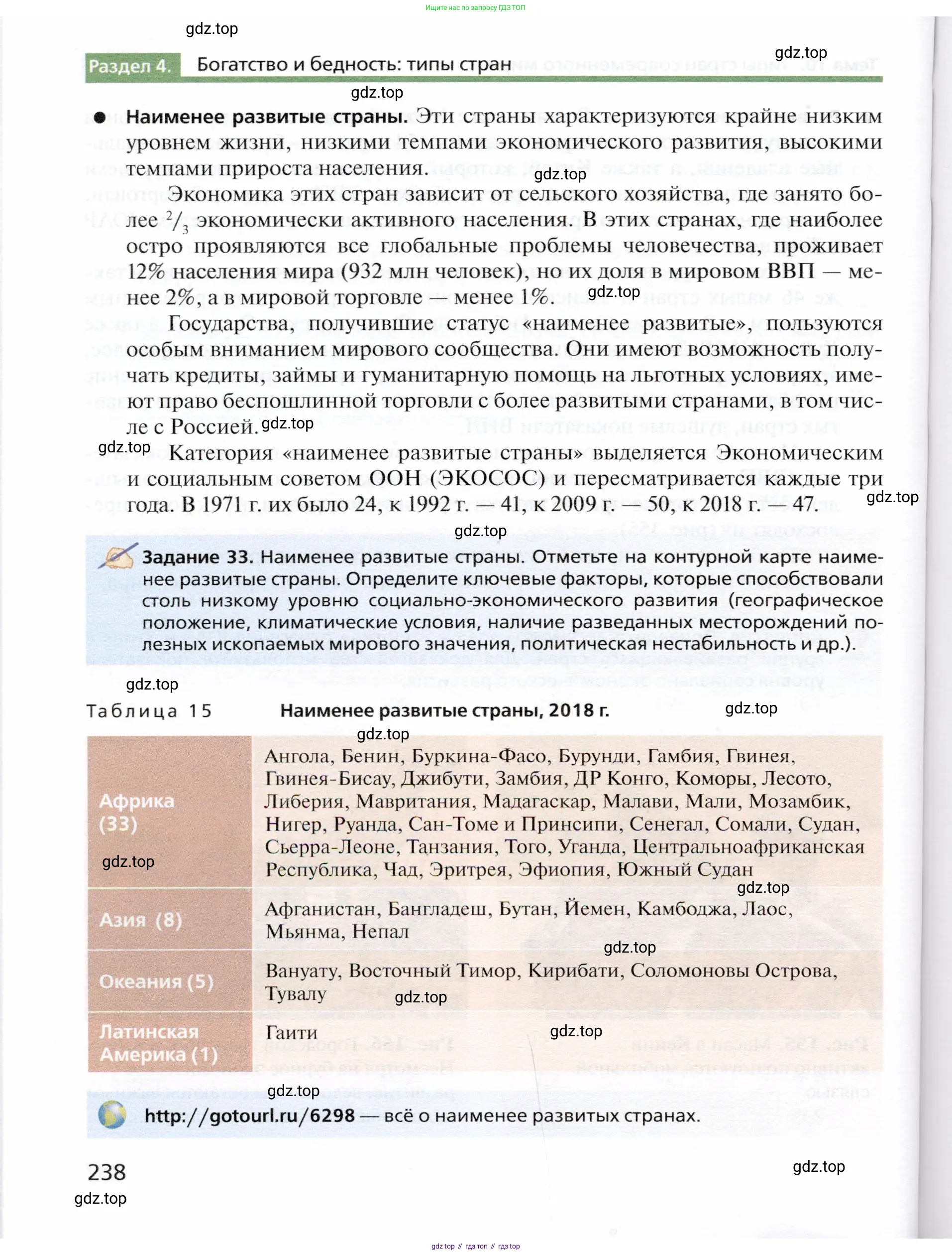 География, 10 класс Учебник, автор: Холина Вероника Николаевна, издательство Просвещение, Москва, 2019, белого цвета, страница 238