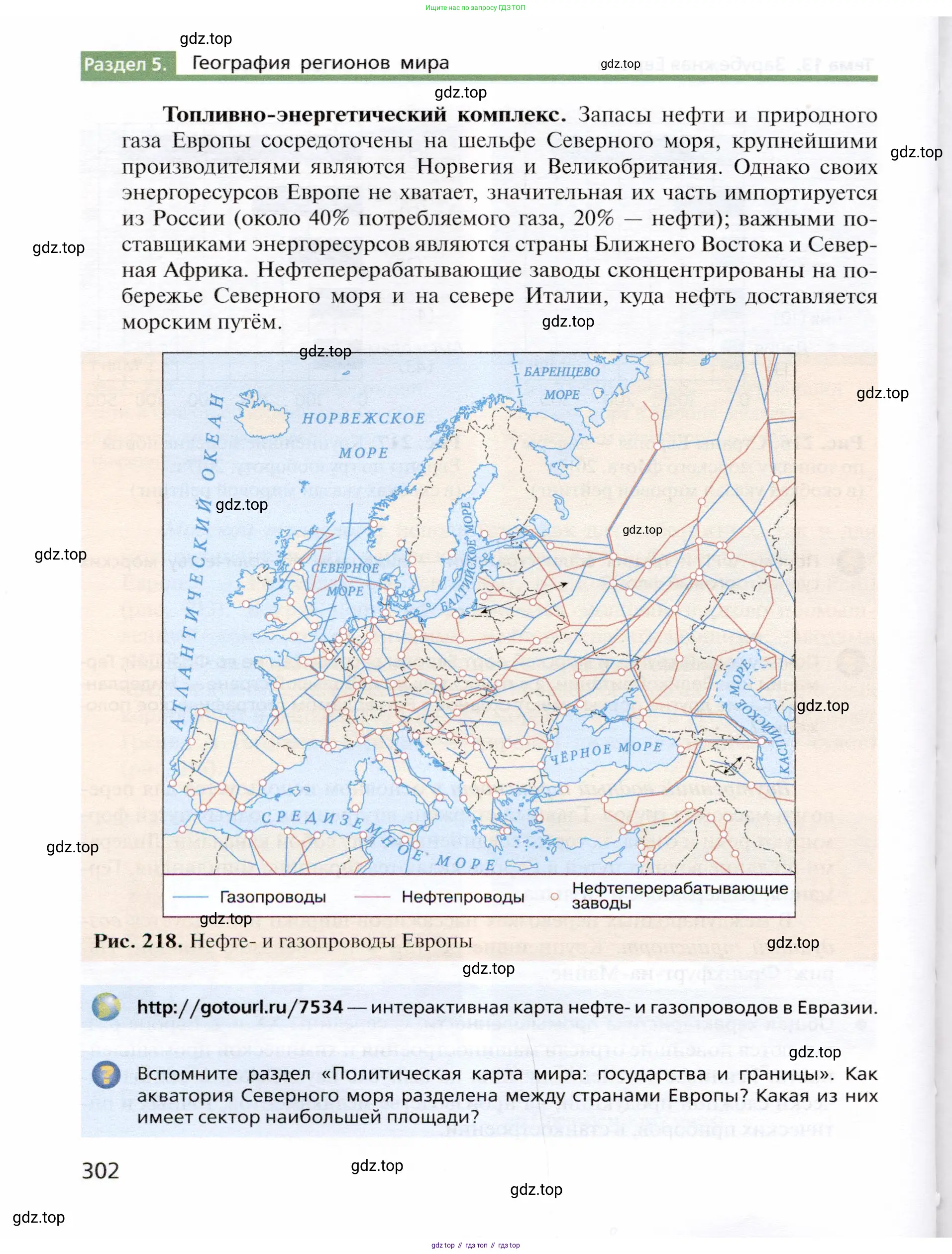 География, 10 класс Учебник, автор: Холина Вероника Николаевна, издательство Просвещение, Москва, 2019, белого цвета, страница 302