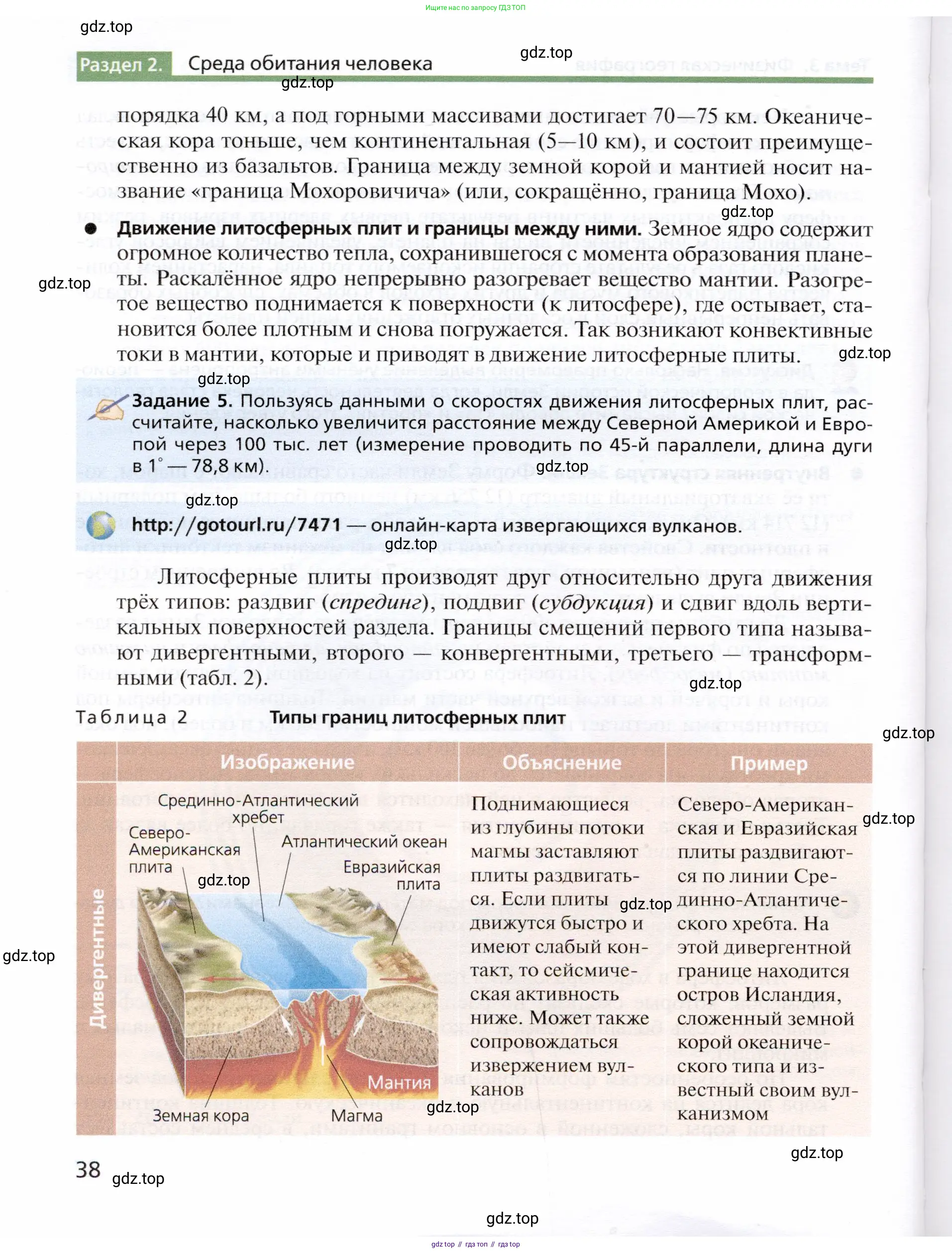 География, 10 класс Учебник, автор: Холина Вероника Николаевна, издательство Просвещение, Москва, 2019, белого цвета, страница 38